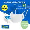 Ansiktsmask Skyddsmask Återanvänd 100 gånger dammskydd Antibakteriell tvättbar multipel-användning bomull PM2.5 Nano Mask FY9053