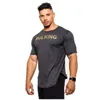 Nowa odzież sportowa Siłownie Tight T-shirt Mens Fitness T-shirt Homme Running Gyms T Shirt Men Fitness Crossfit Lato Topy