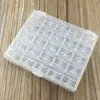 縫製概念ツール25pcsストレージボックスカラフルなプラスチックの空のボビンズマシンアクセサリー付きスプール325W