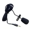 DG-001MIC Mini Lavalier Microphone Portable Clip-on Lavalier 3.5mm plug Microphone High Quality for Phone Computer Tablet