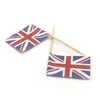 Bandeira Palitos Bandeira 100pcs UK Toothpick americano Cupcake Toppers bolo assando Decor Drink Beer partido vara Decoração Suprimentos LX1569