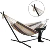 Portable extérieur Camping hamac debout suspendu lit chasse dormir balançoire relaxant jardin meubles