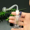Mini Square pannglas Bongs Oil Burner Glass Water Pipe Oil Rigs Röker Rigs