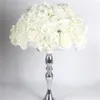 Silk flower ball artificial DIY all kinds of flowers heads wedding decoration wall hotel shop window table accessorie three size