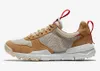 Bästa 2017 Autentiska Tom Sachs X Mars Yard 2,0 Ts Män Kvinnor Running Skor Natural Sport Red Maple Joint Limited Sneakers Sports AA2261-100