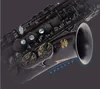 Meilleure qualité Lehmann e-flat Alto saxophone instruments de musique perle noir professionnel livraison gratuite