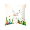 Easter Bunny Pillowcase Coelho Brasão fronha de Páscoa Decoração Almofadas cama Pillow deslizamento sofá fronha presente das crianças