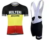 Molteni Team 2024 Fietsshirt Set Korte Mouw Fietskleding MTB Korte Zomerstijl Fietskleding Sportkleding D1