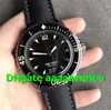 2019 Nieuwe luxe horloge Fifty Fathoms Grande Date 5050 Titanium Case HGF Black Dial Sailcanvas Riem Cal 6918B Automatische beweging 8944532