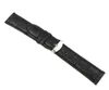 Hohe Qualität 18mm 20mm 22mm Echtes Lederband Stahlschnalle Armbanduhr Band Schwarz Braun Schweißband Kostenloser Versand