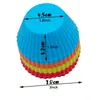 8 цветов 3-дюймовый силиконовый кекс лайнеры плесень плесень кекс чехлы круглые фигуры чашки торта плесень SGS торт для выпечки сковороды выпечки выпечки выпечки кондитерские инструменты VT1353