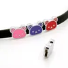 10PCS 8MM Mix Style Slide Charms Fit for 8mm Wristband bracelet Belt Pet collar 10 styles can choose LSSC01587571135