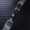 22mm 24mm Cruved End hochwertiges massives Edelstahl-Uhrenarmband für Breitling Watch237O
