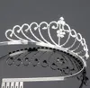 Rhinestones ile Gelin Tiaras Düğün Takı Kızlar Başlıklar Doğum Günü Partisi Performans Pageant Kristal Taçlar Düğün Aksesuarları BW-ZH030