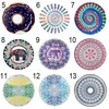 40 stili telo mare rotondo tappetino yoga piuma chiffon microfibra bikini mandala bikini spiaggia copertura tovaglie bohemien asciugamani BH2213 CY