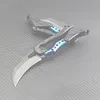 NYA KARAMBIT FOLLING BLADE CLAW Knife 440C Black Blade Aluminium Handle Survival Tactical Gear EDC Pocket Knives