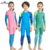 Kinder Langarm Lycra Neoprenanzug Kinder Einteiliger Badeanzug Schwimmen Tauchanzug Jungen Mädchen Badeanzug Kind Surfen Bootfahren Strand