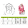 2020 여성 블레이저 공식 블레이저 레이디 사무실 작업복 주머니 재킷 검은 슬림 여성 블레이저 페미니노 S-2xl1303f