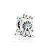 Ciondoli a forma di ruota panoramica con diamante CZ in argento sterling 925 autentico Scatola originale per ciondoli Pandora Bead per accessori per la creazione di gioielli