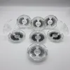 Mink Lashes 3D Silk Protein Mink False Eyelashes Long Lasting Lashes Natural Mink Eyelashes Round Box Packaging