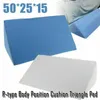 1PC Helpful Memory Foam Bed Wedge Pillow Leg Back Lumbar Support Cushions Waist support pad orthopedic Pillow