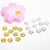 200 pièces 5mm métal Sakura perles de cerisier pour UV époxy remplissage résine pendentif collier fabrication de bijoux artisanat bricolage Nail Art accessoires