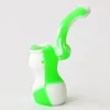 Wholesale Gourd Silicone Smoking Pipe Silicone Hand Pipe Portable Smoking Pipe Glass Bongs