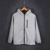 New Full Reflective Jacket Men Women Harajuku Windbreaker Jackets Hooded Hip-Hop Streetwear Night Shiny Zipper Coats Jacke Size S-4XL