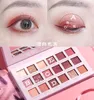 Pearlescent 18 color eye shadow disc desert rose eye shadow disc marble makeup plate