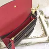 Monedero multicolor para mujer Cartera larga Paquete de tarjeta de flor antigua Caja original Bolsillo con cremallera clásico para mujer Monedero de diseñador Monedero de lujo Titular de la tarjeta