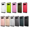 Custodie per custodia per slot per schede ibride a doppio strato in TPU + PC per Samsung Galaxy S20 Ultra 10 Plus S10e Lite S10 Cover antiurto