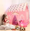 Playhouse para niños Cartoon Forset Tent Tent Castle Castle Castle Dome Tenta Indoor Outdoor Play Tents Tents For Girls Bids Infant House 2418