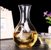 Creative Japanese Glass Bottle Thumb Hole Sake Glass Curling Hamster Nest Cooling Room Wine Pourers Decanter Set251y