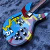 Aangepaste bestelling linkshandig Ricken Whaam 330 Tribute Electric Guitar