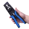 Freeshipping Crimping Tool Set Wire Terminal Crimper with Wire Stripper Wire Cutter+15 F-Type Connector Adjustable Connector F/ BNC/ RCA