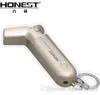 New Arrival Honest Lighter Double Flame Butane Jet 1300 Torch Lighter Keychain (Assorted Color) NO GAS