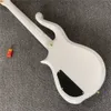 Super rare Prince Cloud Sparkle Pearl White Guitare électrique Ault Corps Maple Cou Symbole noir Incrustation Around Talon 3470489