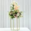 Custom 38cm zijde rose kunstmatige bloem bal centerpieces arrangement decor voor bruiloft achtergrond weg lood tafel bloem bal