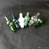 Accessori per tubi in vetro zucca multicolore, tubi dell'acqua bong in vetro narghilè due funzioni per bong in vetro per piattaforme petrolifere