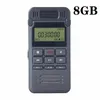 8GB Noise Reduction voice recorder LCD Display Digital Audio Voice Recorder Dictaphone Telephone Recording with MP3 Player in retail box