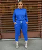 Bayan Hoodies İki Parçalı Kıyafetler Set Eşofman Güz Kış Uzun Kollu Kazak Tayt Fermuar Pantolon Sweatsuit Spor Suit Ljja3165