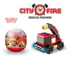 Fire fighting truck Building blocks world Plastic Tinker Box car toy kids toys Children's Educational Intelligence Environmental