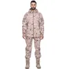 Automne-tactique Softshell Hommes Armée Sport Chasse Vêtements imperméables Set Veste + Pantalon camouflage extérieur Suit Jacket