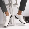 Genuine Leather Men Business Shoes Breathable Wedding Shoes Men Pointed Comfort Dress Male Casual Men'S Office