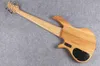 Пользовательский Luxury 6 Струна Electric Bass Guitar Top ватной Maple корпус клен Накладка бесплатная доставка