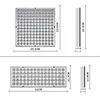 전체 스펙트럼 LED 성장 빛 25W 45W AC85-265V 자라는 식물 꽃 묘목 재배를위한 텐트 식물 조명