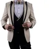 Benzersiz Tasarımcı Damat Düğün Smokin Tüvit Doruğa Yaka Erkek Ceket Resmi Balo Parti Blazer Custom Made Sadece Tek Parça