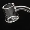 Evan shore 25mm XL quartz banger 3mm thick with frost joint 10mm 14 mm 18mm male female for Smoking glass water bong pipe