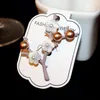 New trendy fashion luxury designer cute lovely pearl shell flower tree elegant pin brooches jewelry for woman girls