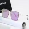 Mode 2019 Gold Bee Quadrat Sonnenbrille Frauen Retro Übergroßen Gläser Männer Shades Metall Rahmen Damen sonnenbrille zonnebril dames
